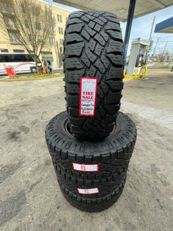 SET OF 265/70/17 GOODYEAR DURATRACK TIRES 