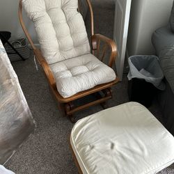 Glider With Ottoman - New Cushion 