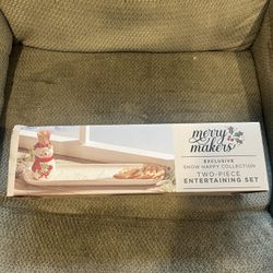 Snowman Cracker Dish 