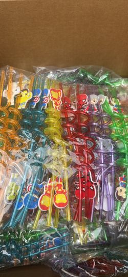 Kids party straws