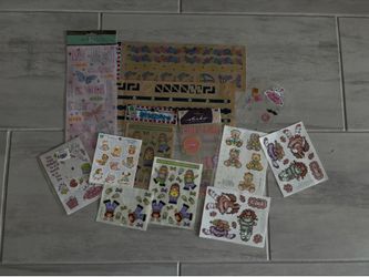 Scrapbook stickers (girl)