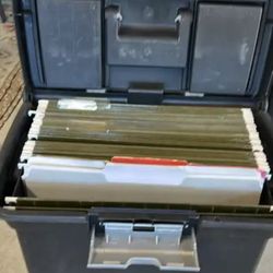 File cabinet & files