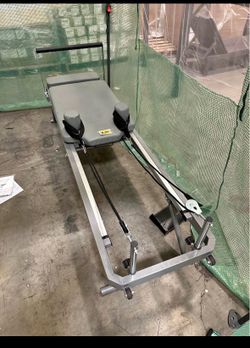 New Foldable Pilates Reformer Machine adjudtable Tension for Home and Gym 300 lbs Cap