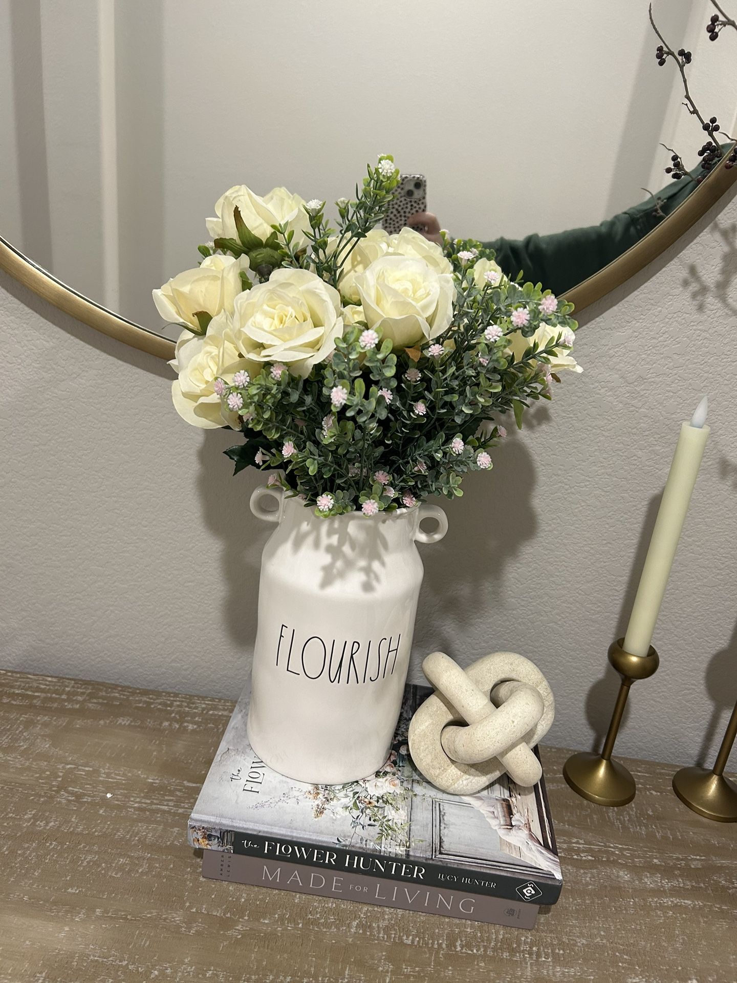 Rae Dunn Flower Vase