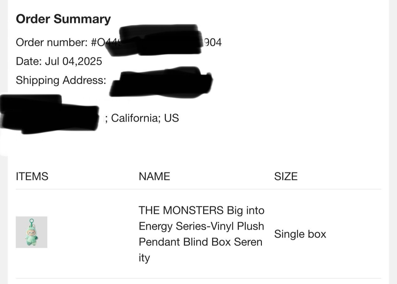 THE MONSTERS Big Into Energy Series Serenity