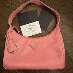 Prada renylon Pink reedition Shoulder Bag