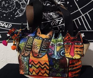 Laural Burch Over The Shoulder Cat Purse