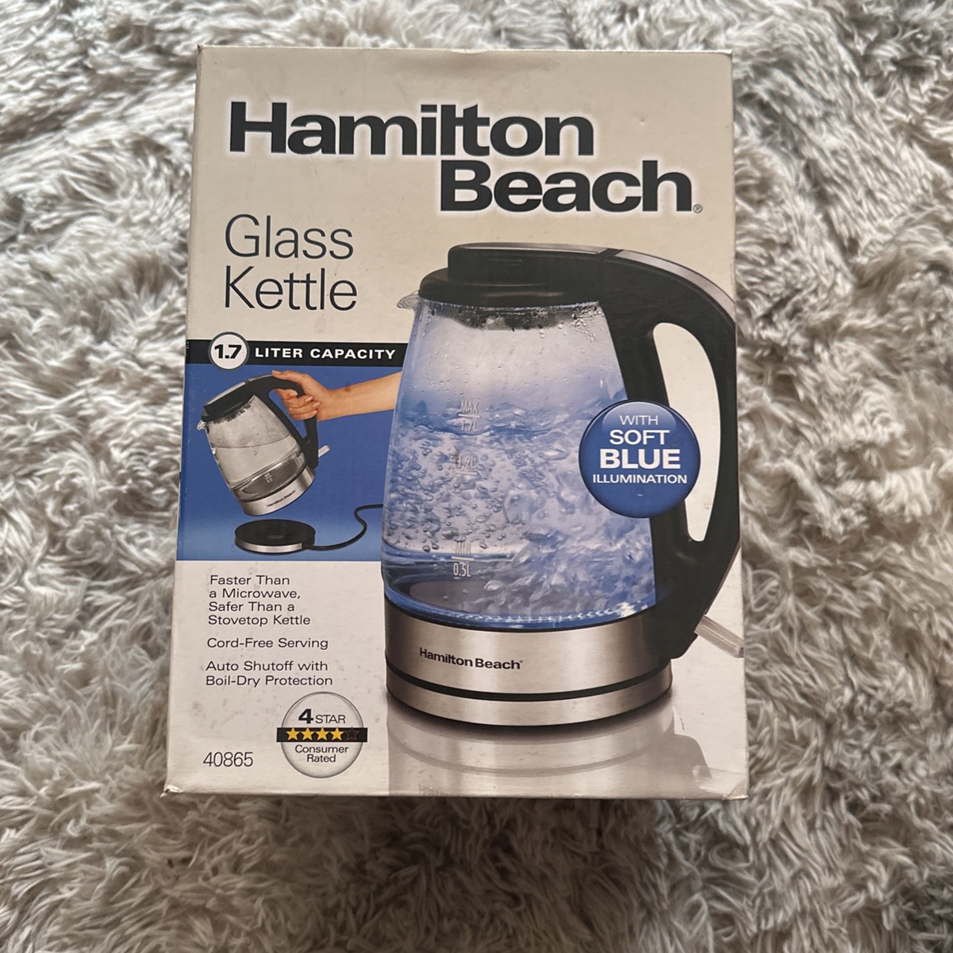 Electric glass kettle