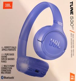 JBL Tune 530BT Wireless Headphones Bluetooth 76H Battery Purple