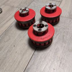 RIDGID 12-R manual pipe threader die heads.