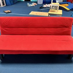 Beautiful Red Futon Couch