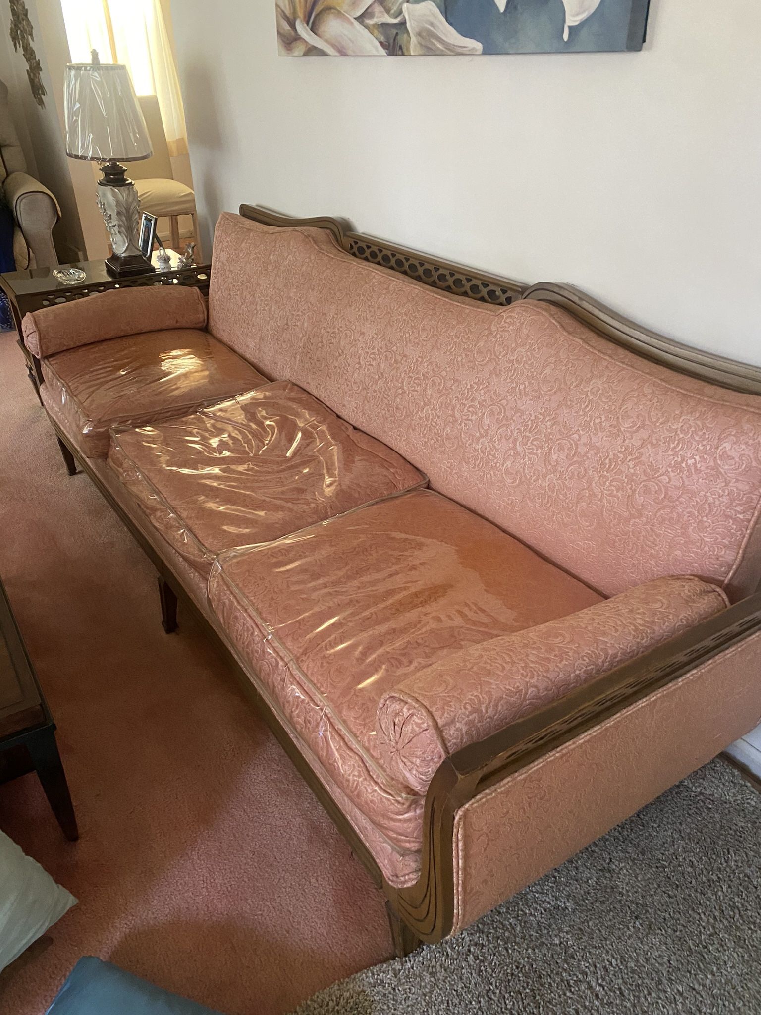 Antique Rose Couch
