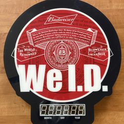 Budweiser (We ID) Sign