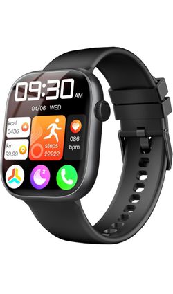 Black Smartwatch with Fitness Tracking