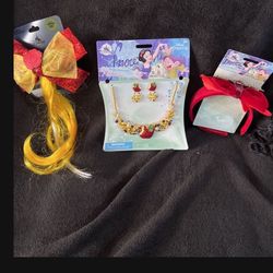 Disney SNOW ❄️ WHITE -Jewelry Set, Light Up Hair Accessory & Head Band $15 EACH!! 