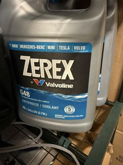 2x Valvoline Zerex G48 Antifreeze Coolant 1 Gallon Each – BMW Mercedes Volvo