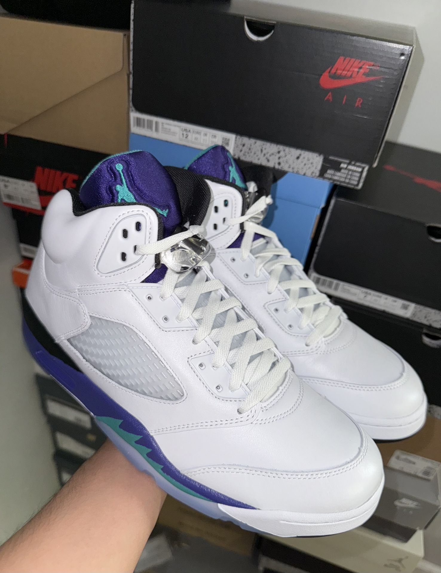 Jordan 5 Grape size 12M