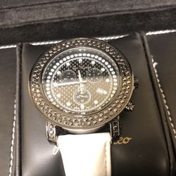 Joe Rodeo Diamond Chronograph Watch – 3 Straps Included (Boxed)
