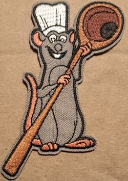 Remy from Disney Ratatouille embroidered Iron on patch