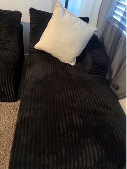 Black couch