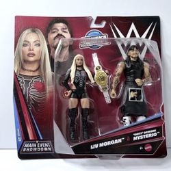 WWE Liv Morgan Dominik Mysterio Main Event Showdown 2 Pack Wrestling Figure Lot
