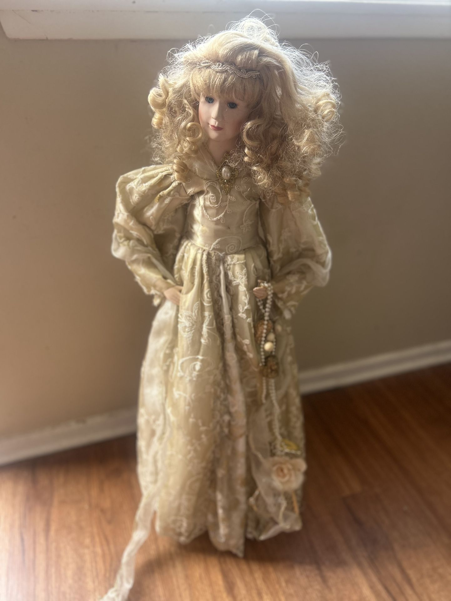 Porcelain Doll Christmas Tree Decoration