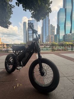 Black n white e bike price negotionable