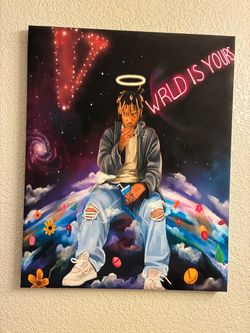 Juice wrld wall painting