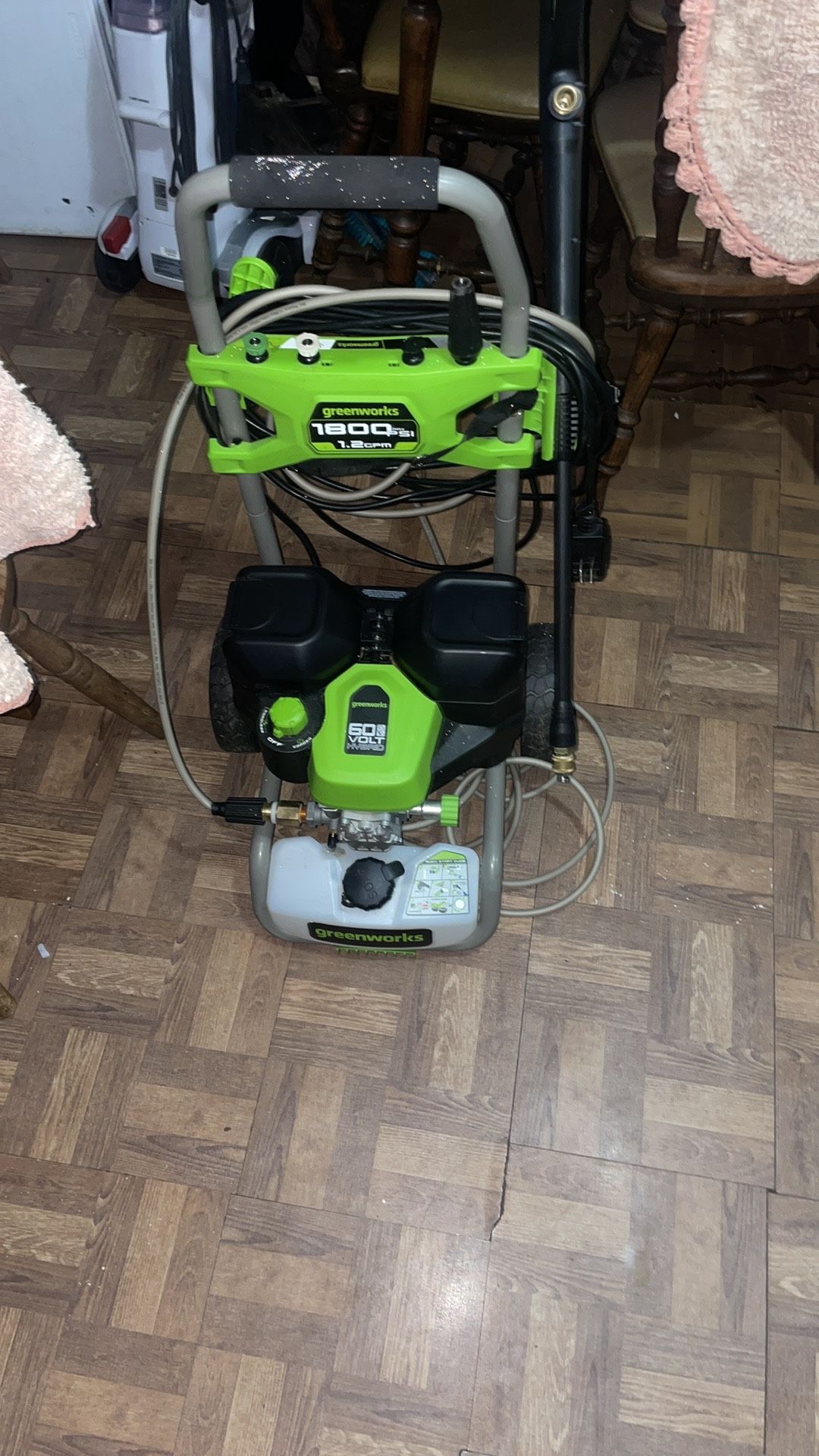 Greenworks Press Washer Works Good