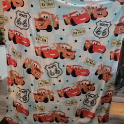 Disney Cars Blanket Throw Size 54"x64" Brand New 