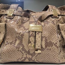 Michael Kors Python Satchel Bag