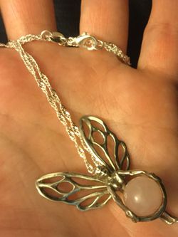 Sterling Silver Butterfly pendant silver necklace / Silver chain 18” inch long / Sterling Silver 925 stamped 🌿🧚‍♀️🌿🌷🦋🌷