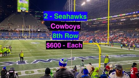 Seahawks Cowboys Tickets