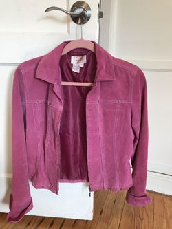 Pink Suede Jacket from Nordstrom