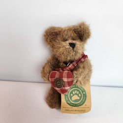 Boyds Bears Plush  Sheldon Bear Child 6" New with tags.