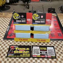 TAJIMA CHALK RITE ULTRA THIN REPLACEMENT SNAP LINE $9 EACH