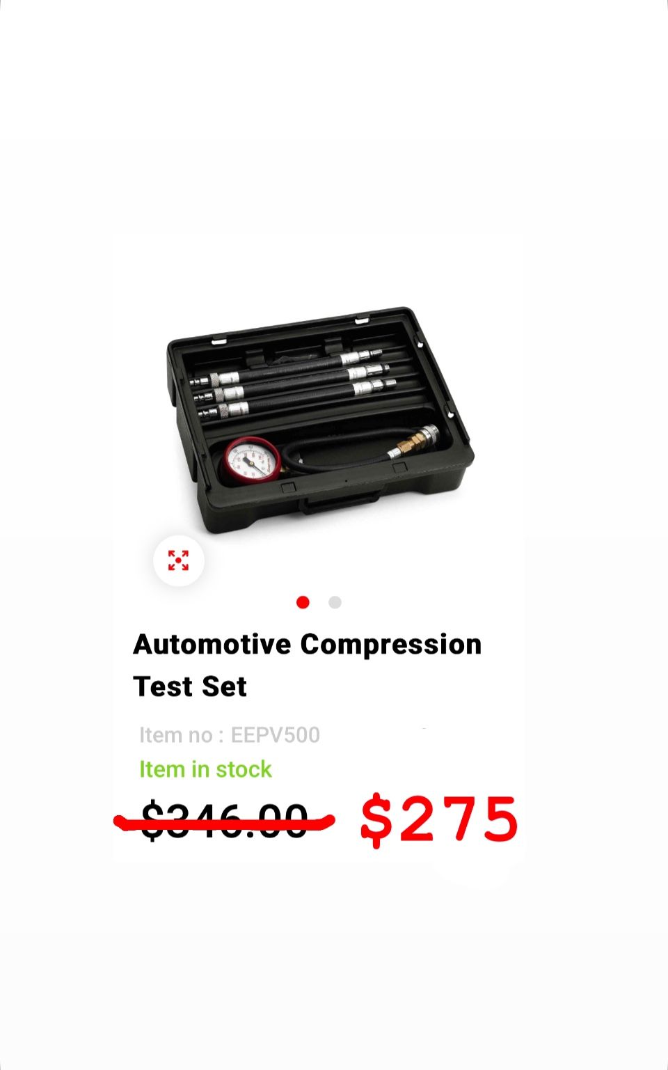 AUTOMOTIVE COMPRESSION TEST SET