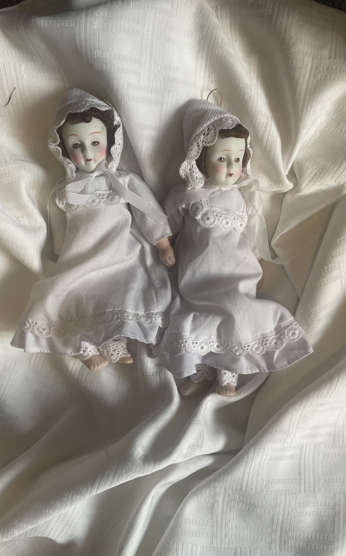Porcelain 6” Dolls Set