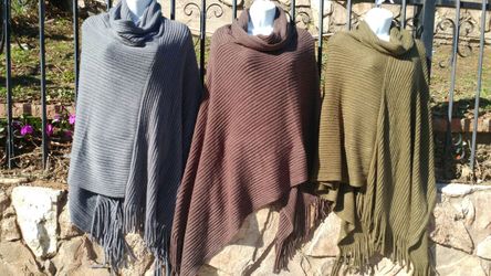 Gran venta de ponchos varios estilos y colores