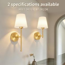 Battery operated wall sconces