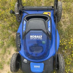 Kobalt 40v Weed Eater And Lawnmower 