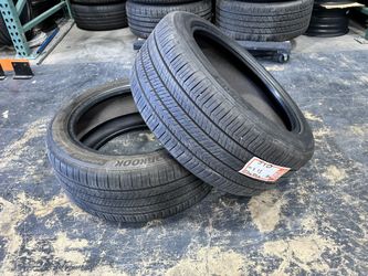 2x Hankook EV tires model 3 235/45/18 50%