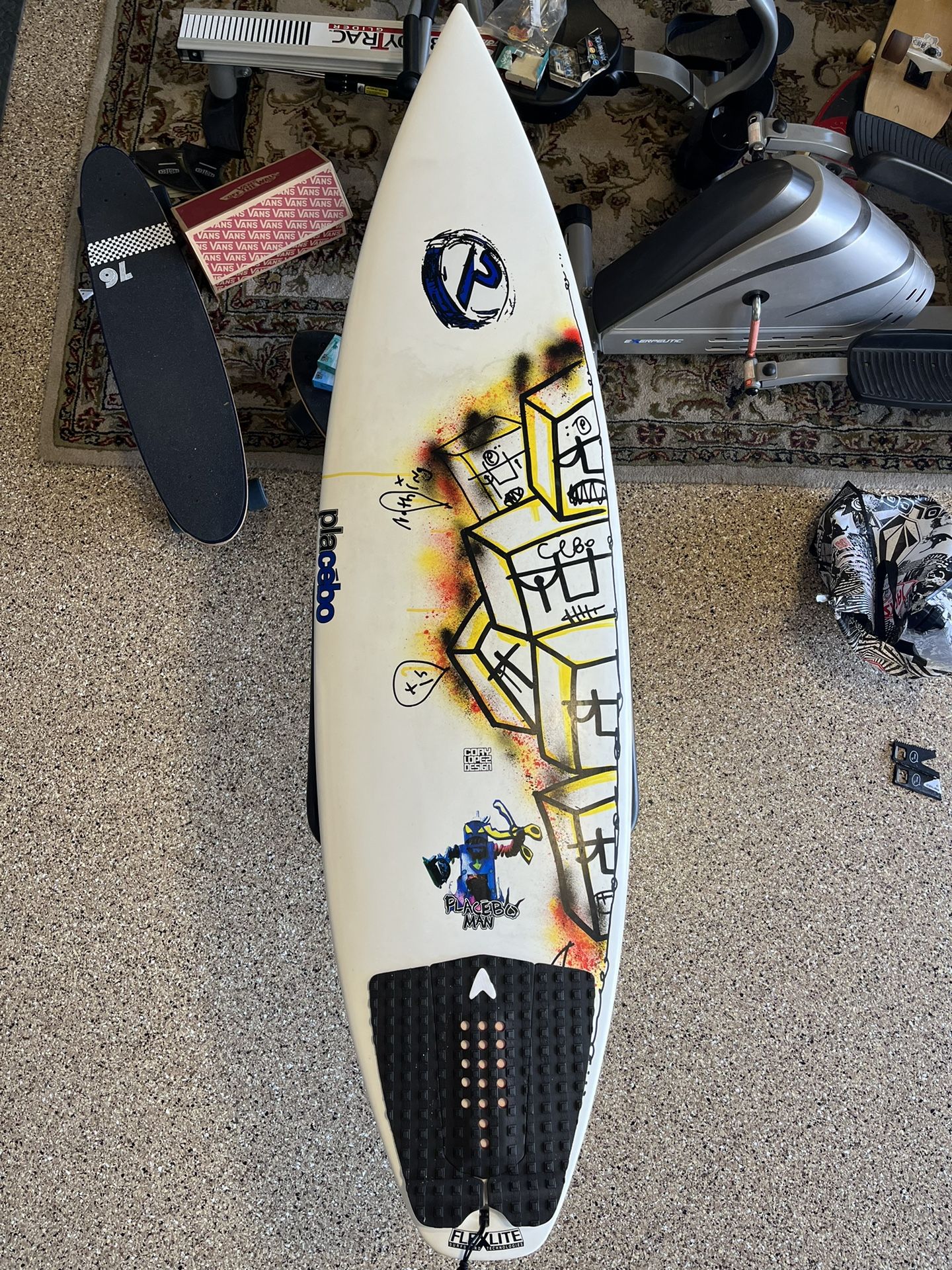 5'10 Placebo Man Surfboard for Sale in Santa Ana, CA - OfferUp