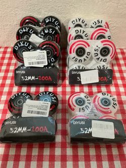 Skateboard Wheels 52mm (4-pack).