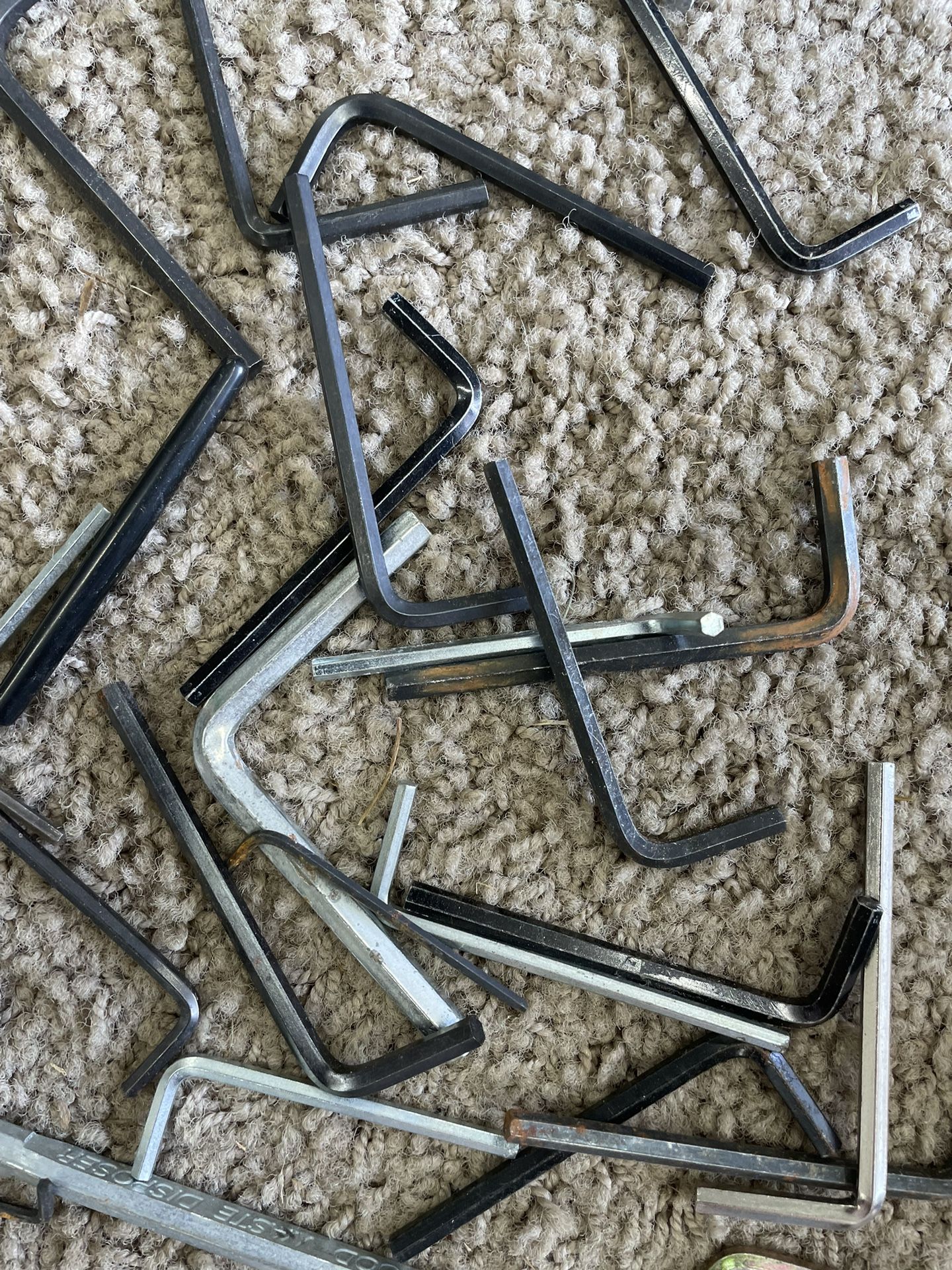Allen Wrenches Multiple Sizes