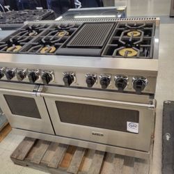 VIKING 48 INCH DUAL FUEL RANGE CONVECTION OVENS