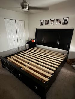 King size bed frame