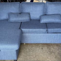 Sofa Bed Sleeper Pull Out 2 in 1 Sectional Sleeper Sofa Couches with Storage,