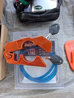 Motor cycle brake lock