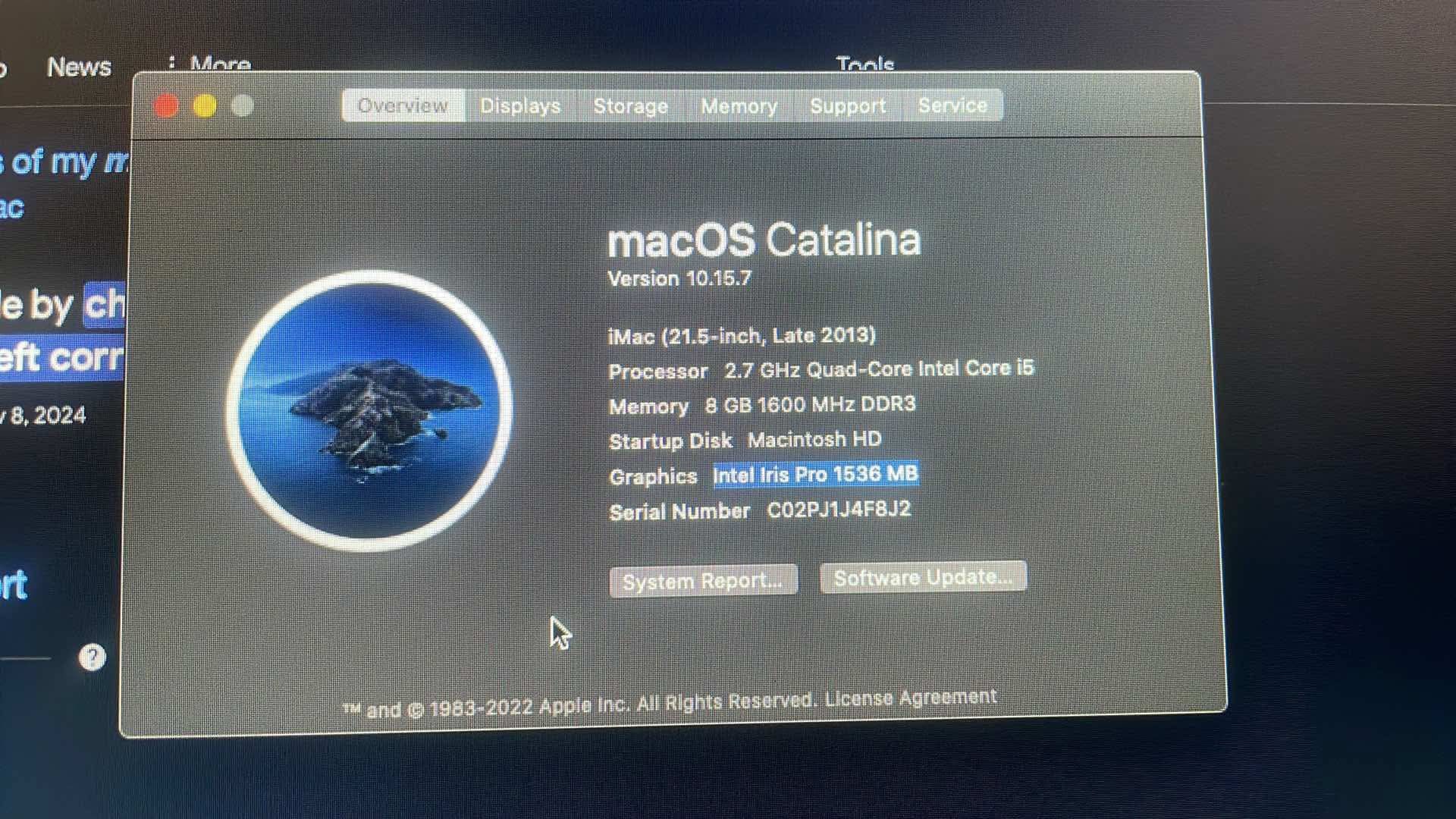 2013 iMac Desktop